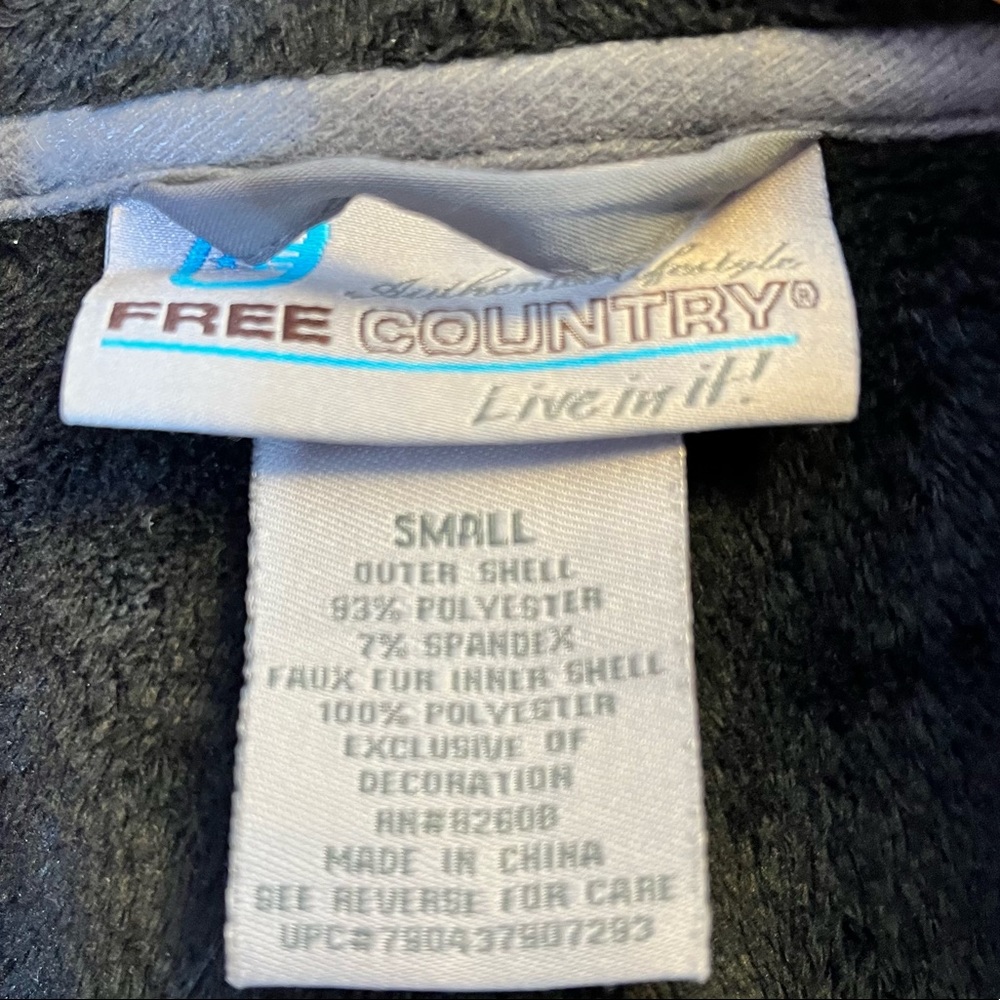 Free Country Solid Black Winter Jacket - image 6